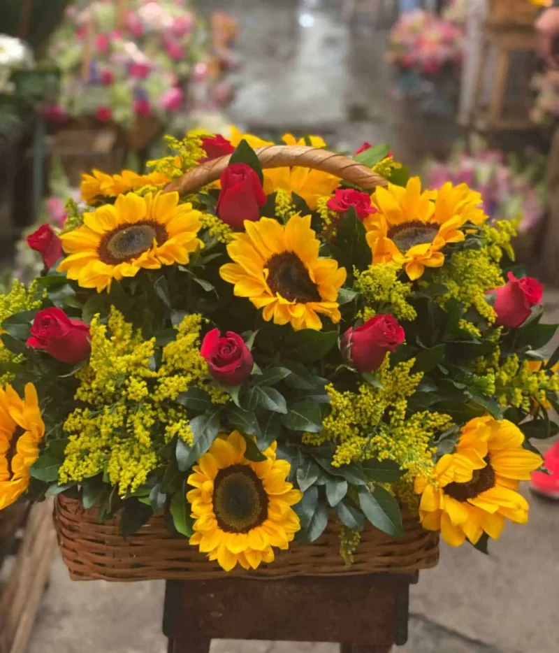 Ramo de girasoles