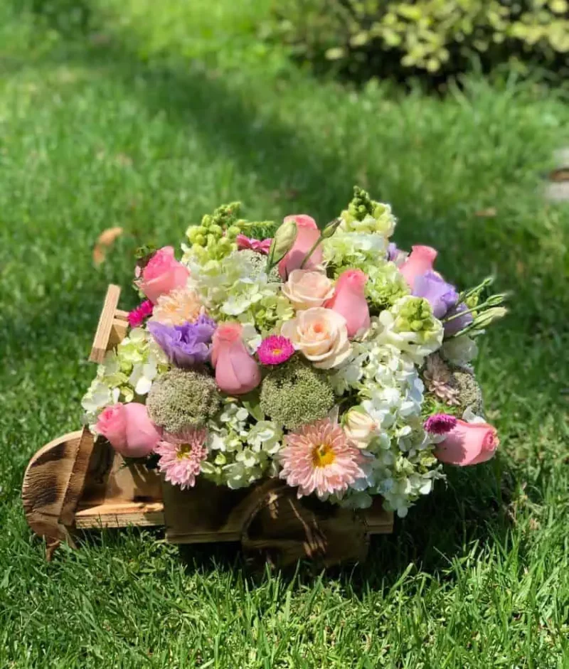 Florerías en Puebla. Arreglo de flores de colores, ramos de flores a domicilio para ocasiones especiales