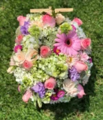 Arreglo de flores de colores, ramos de flores a domicilio para ocasiones especiales, florerías en Puebla