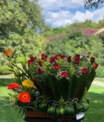 Ramos de flores a domicilio en Puebla, entrega rápida en florería en Puebla, arreglo de rosas Anhelo.