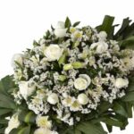 Corona de flores Dobleces, Florerías en Puebla, entrega de coronas fúnebres en Puebla