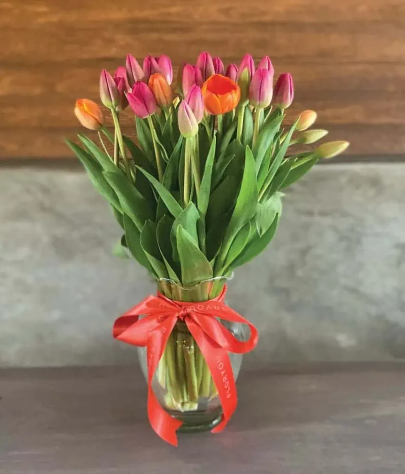 Arreglo floral Tulifán, ramos para regalar disponible en florerías en Puebla con entrega rápida de flores a domicilio Puebla