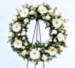 corona funebre arreglos florales de condolencia