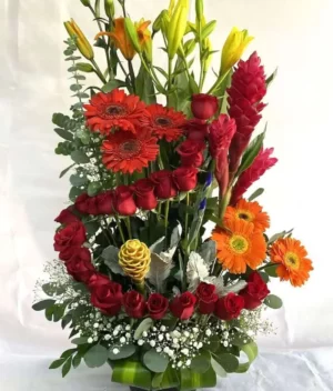 arreglo contencion floral. de Florerias en Queretaro, flores a domicilio en Queretaro