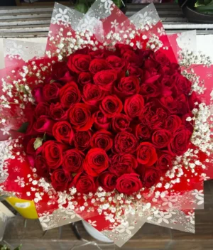 Ramo de rosas pasión