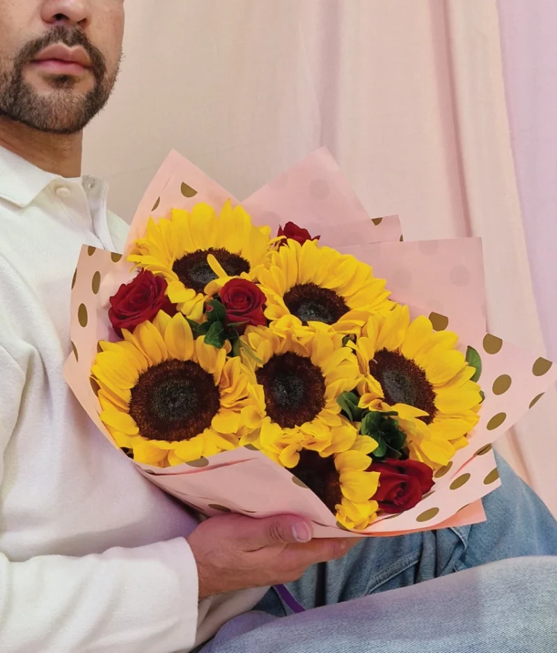 Florerías en Querétaro | Ramo de girasoles | Flores a domicilio en Querétaro