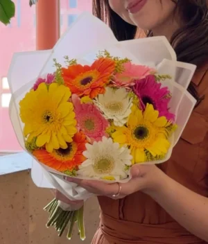 Florerías en Tijuana con ramos de gerberas mixtas frescas y entrega de flores a domicilio Tijuana