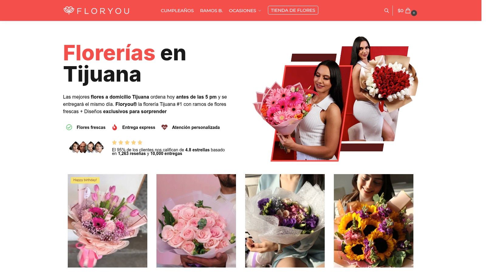 Screenshot from https://floryou.com.mx/florerias-en-tijuana