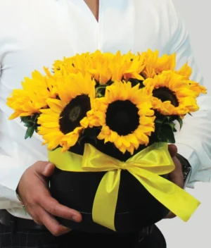 Arreglos de flores a domicilio en Pachuca con entrega rápida, ramo Detalle Coqueto de girasoles frescos, florerías en Pachuca
