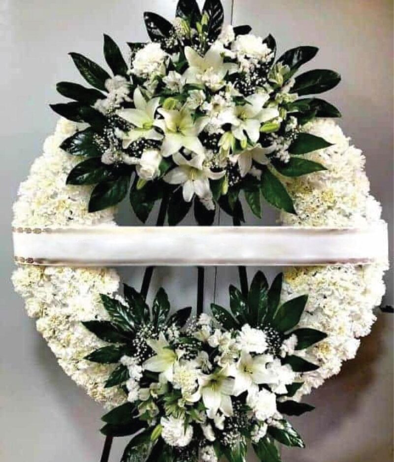 Coronas-Funebres-Camino-de-Paz.jpg Corona de flores Divino Paraíso, florerías en Pachuca, envío de coronas fúnebres en Pachuca